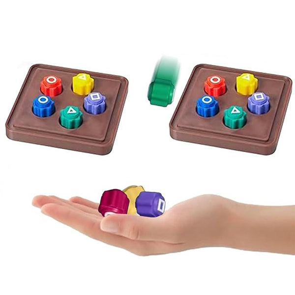 FOHOA 2-Pcs Multicolor Gonggi Korean Traditional Jack Stone Game Toy Set