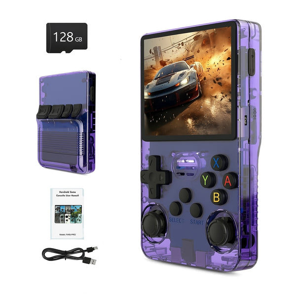 FOHOA 3.5 Inch Purple Retro Gaming Console Handheld Video Game Player