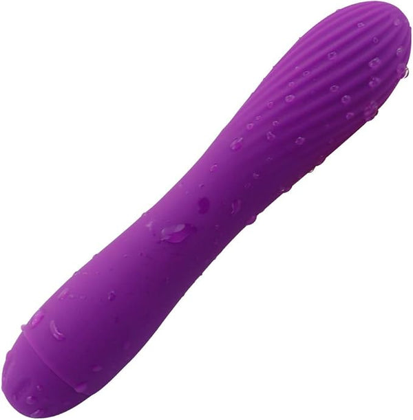 FOHOA Purple Silicone G-Spot Vibrator with 10 Vibration Modes for Women