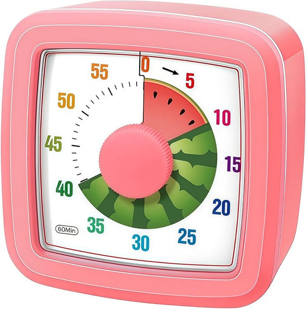 FOHOA Children's Visual Timer with Silent Operation