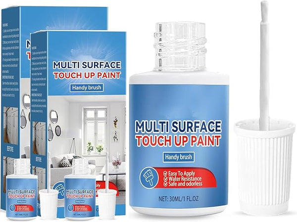 FOHOA 2-Pack White Touch Up Paint Pen for Furniture Walls Cabinets & Wood